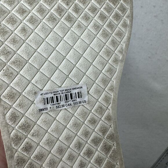 Torrid Women's Shoe Size 8.5W High-Top‎ Wedge Leopard Zipper Sneaker 8.5 Wide - Picture 6 of 14